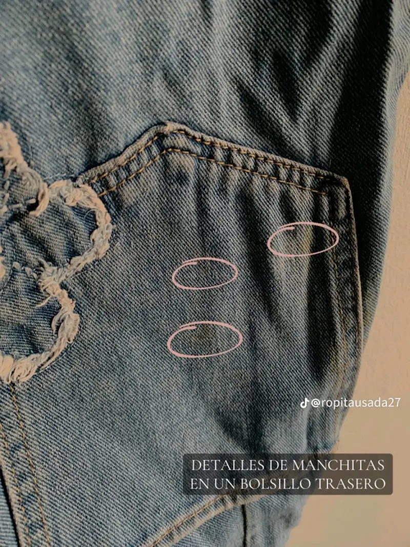 Pantalón de mezclilla mujer Sybilla talla 40 - 3