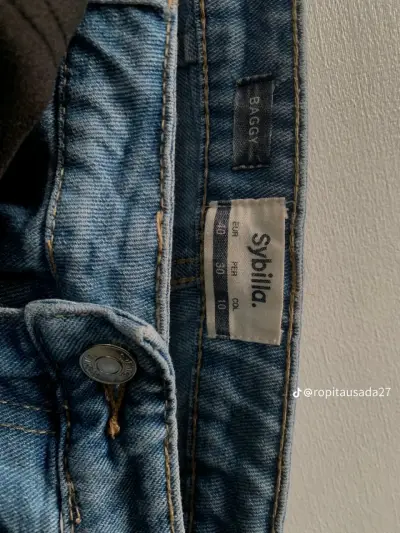 Pantalón de mezclilla mujer Sybilla talla 40 - miniatura 4