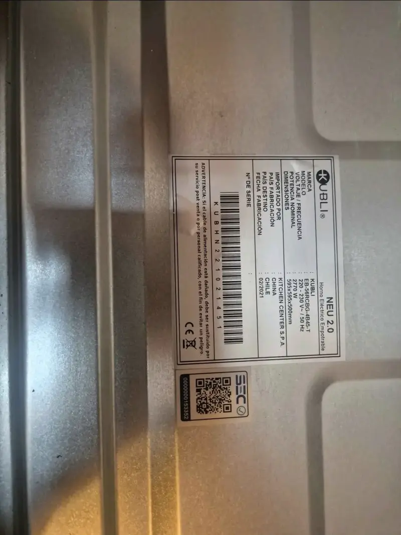 Horno empotrable Kubli NEU 2.0 en acero inoxidable - 3
