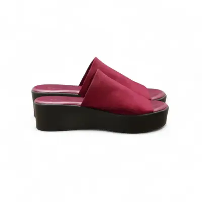 Sandalias con Plataforma Burdeo Talla 37 - miniatura 1