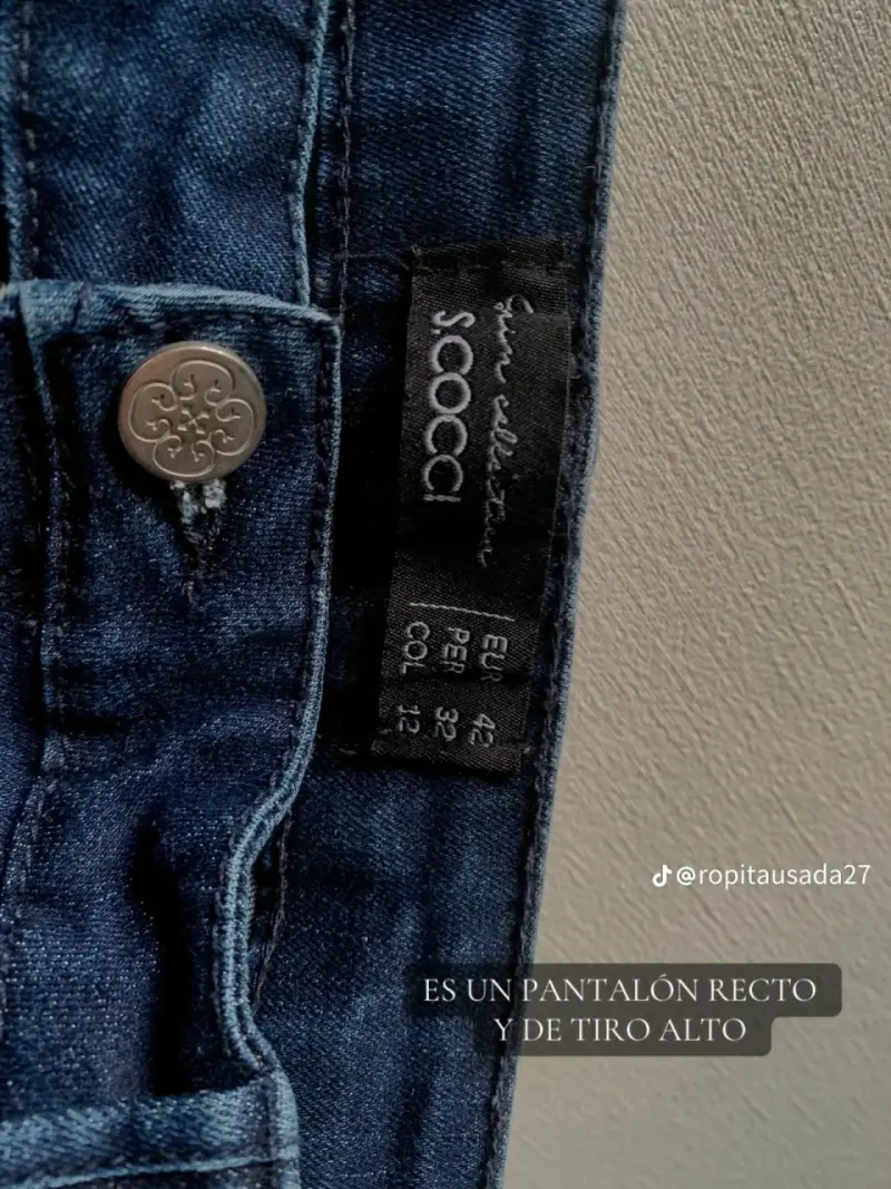 Pantalón Mujer S.Cocci Súper Elástico Talla 42-44 - 3
