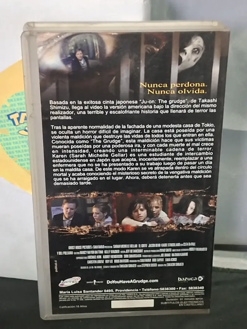 VHS El Grito The Grudge película de terror - 3