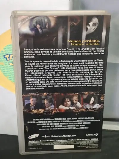 VHS El Grito The Grudge película de terror - miniatura 3
