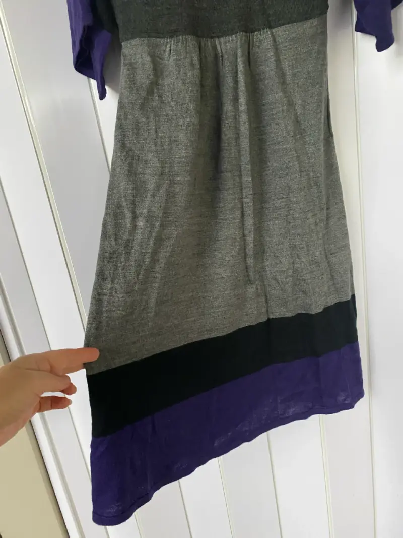 Vestido de punto Dimensión Azul TM - 3