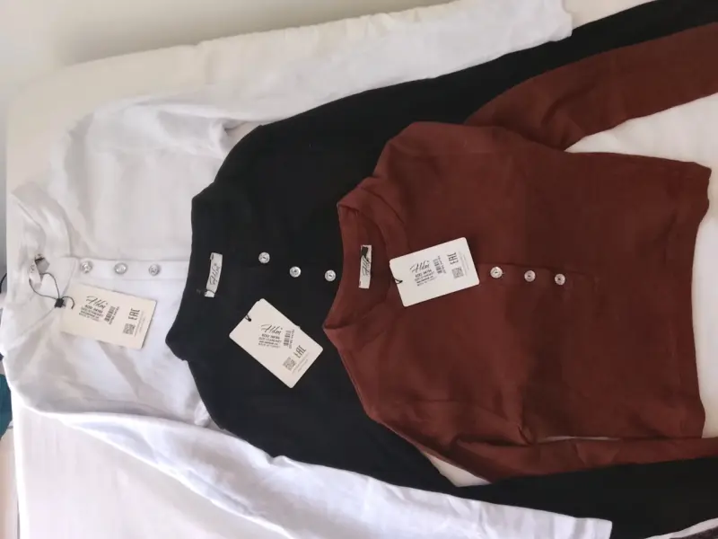 Pack de Poleras Manga Larga H&M Mujer