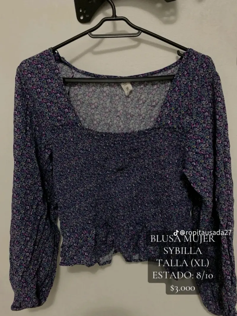 Blusa Mujer Sybilla Floral Talla XL