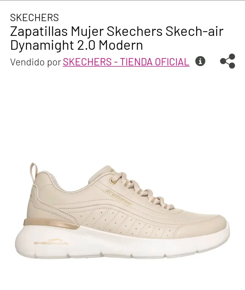 Zapatillas Skechers Skech-Air Dynamight 2.0 Modern Beige - 2
