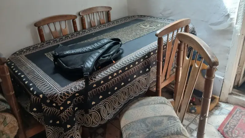 Juego de sillones y sillas de comedor estilo clásico - 3