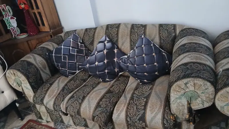 Juego de sillones y sillas de comedor estilo clásico - 5