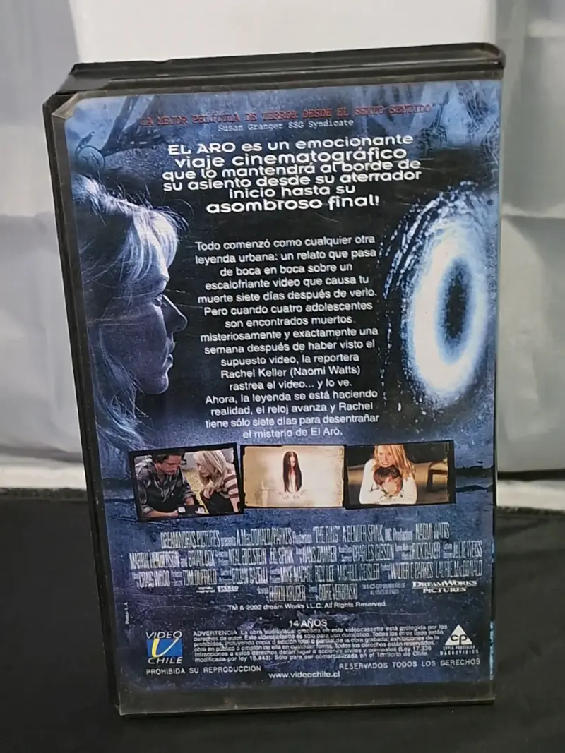 VHS de la película El Aro Terror - 3