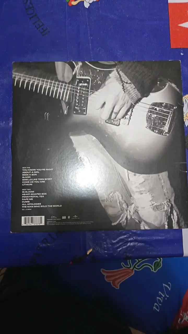 Vinilo Nirvana con portada original - 2