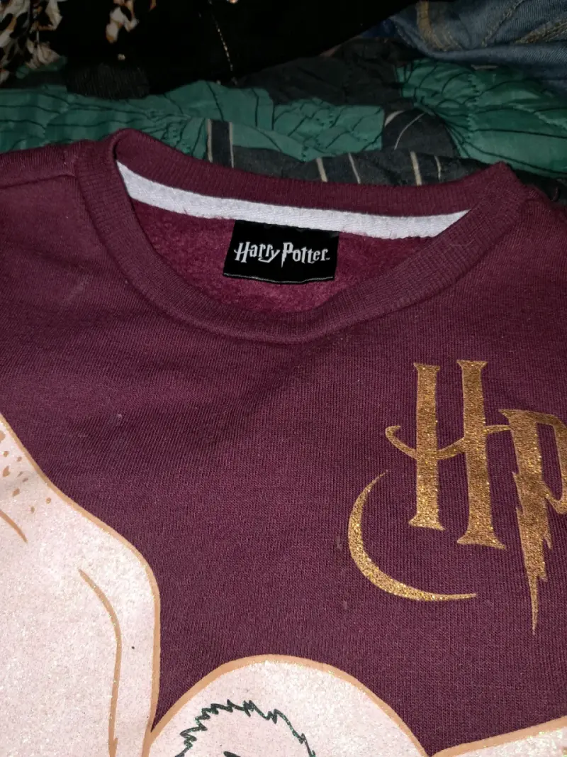 Polerón Harry Potter burdeos con diseño de lechuza - 2