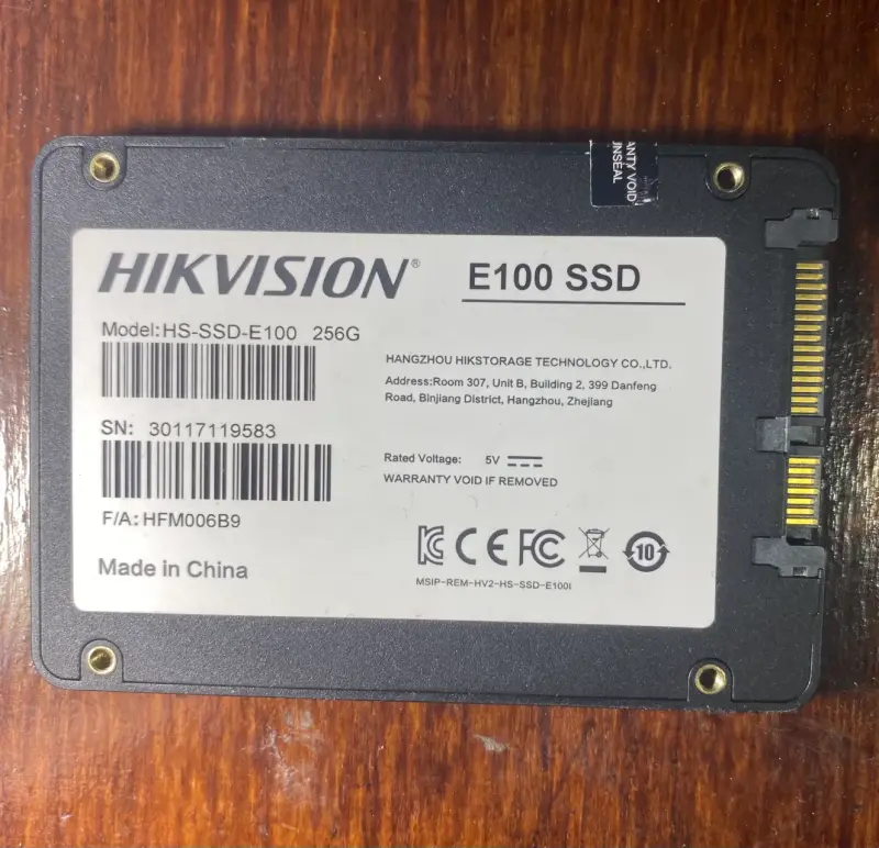 SSD Hikvision 256GB SATA – 100% Salud - 2
