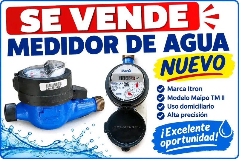 Medidor de Agua Itron Maipo TM II Nuevo