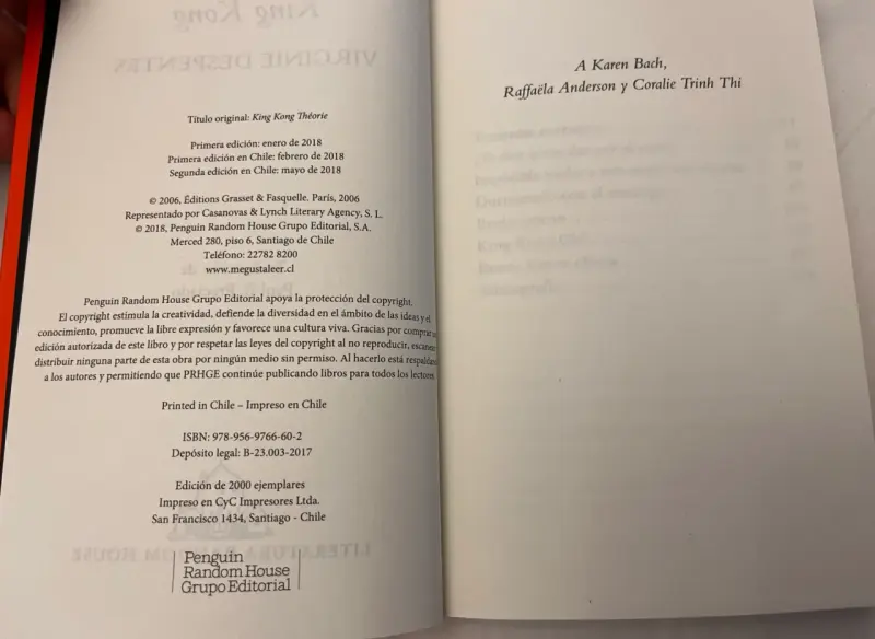 Libro 'Teoría King Kong' de Virginie Despentes - 2