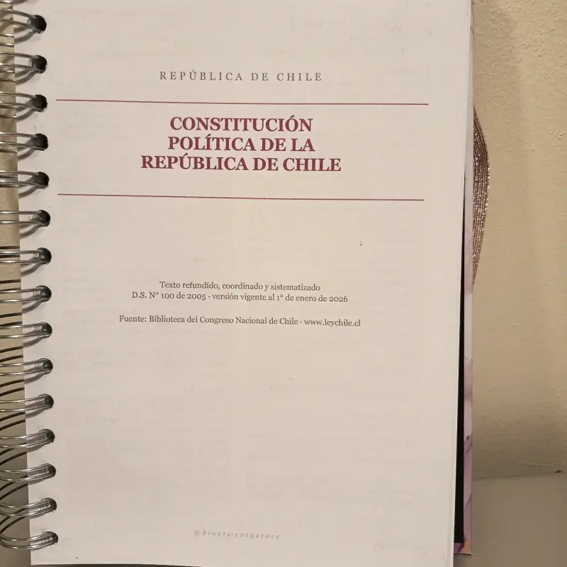 Constitución Política de Chile Edición 2026 - 2