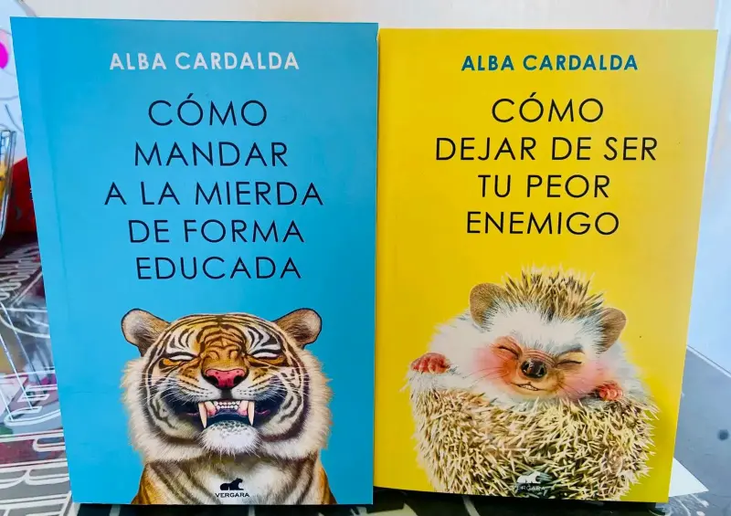 Set de libros de autoayuda de Alba Cardalda