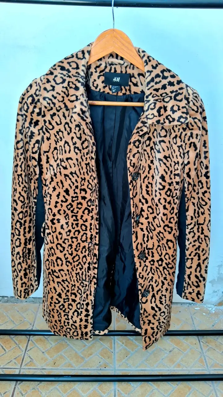 Abrigo de Leopardo H&M para Mujer - 1