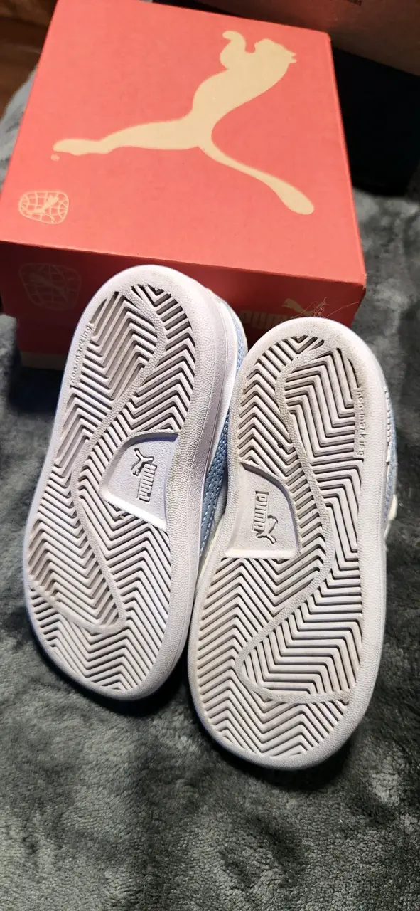 Zapatillas blancas Puma Smash 3.0 para niños - 3
