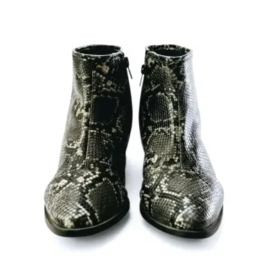 Botas Caña Baja Mujer Animal Print Talla 37 - miniatura 1