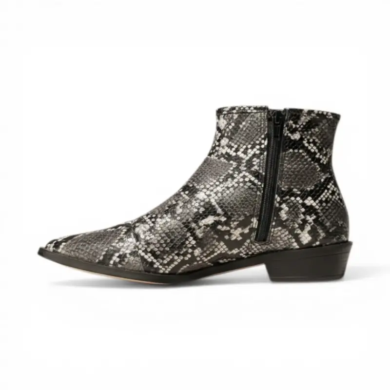 Botas Caña Baja Mujer Animal Print Talla 37 - 2