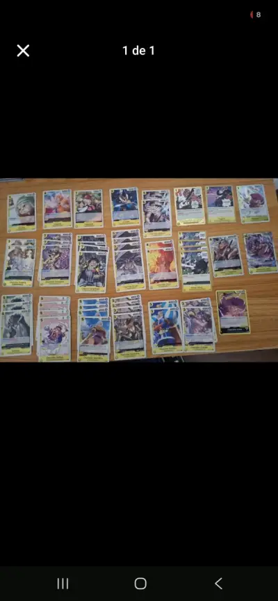 Cartas One Piece TCG – Lotes Amarillo y Morado - miniatura 1