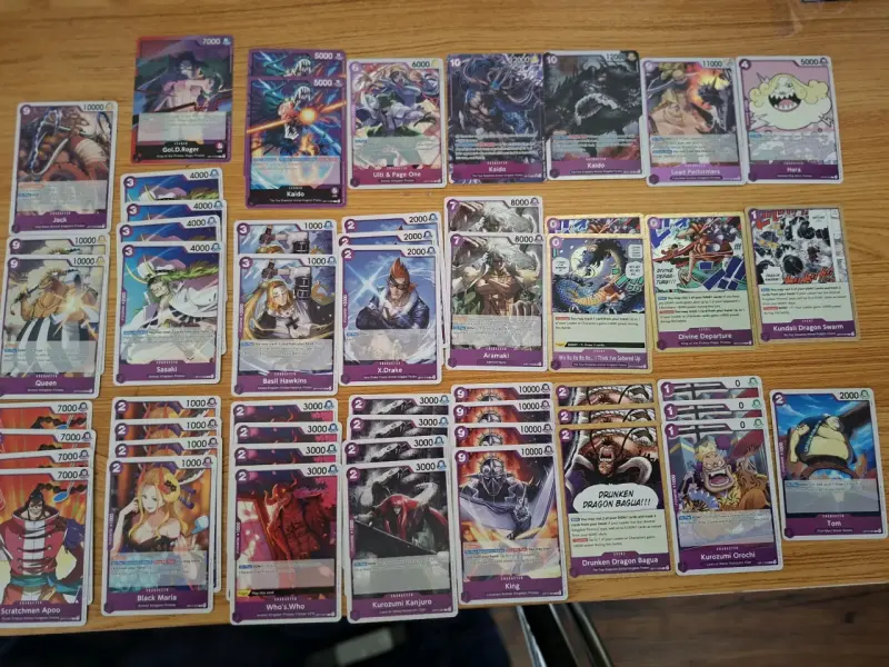 Cartas One Piece TCG – Lotes Amarillo y Morado - 2