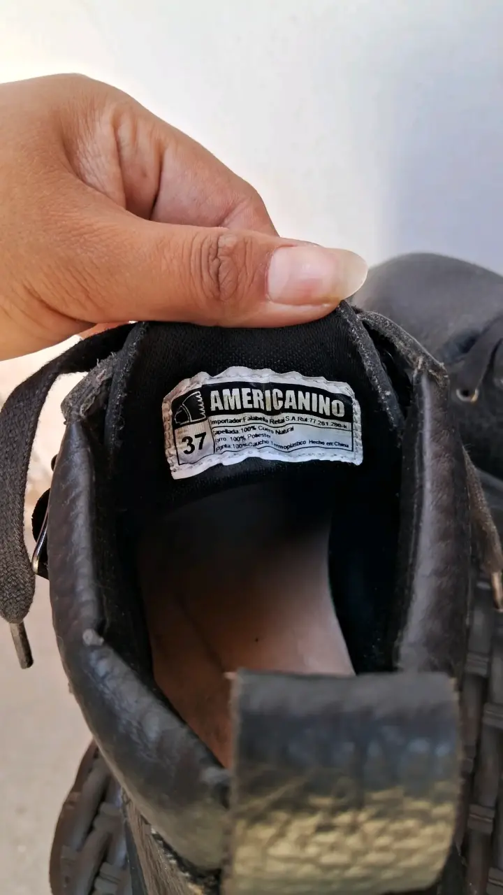 Botines de cuero negro Americanino - 2