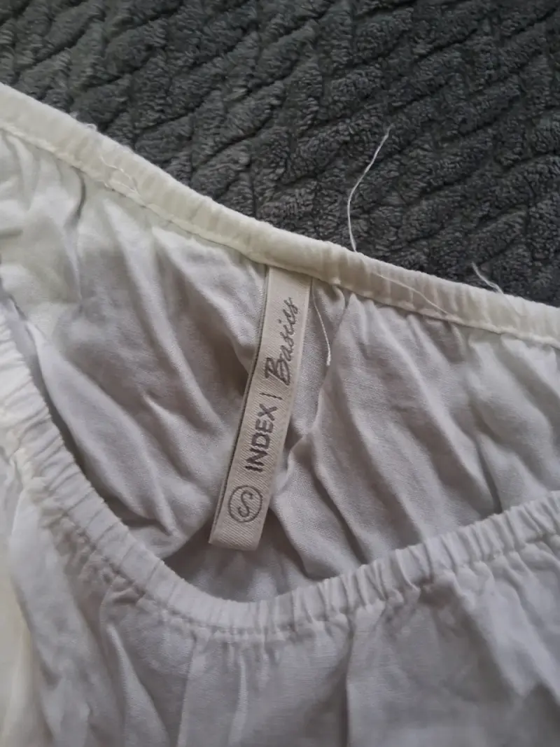 Blusa Blanca Sin Mangas Index Basics - 3