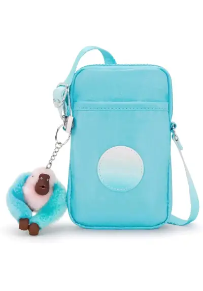 Bolso porta celular Kipling Tally Sea blue met - miniatura 1