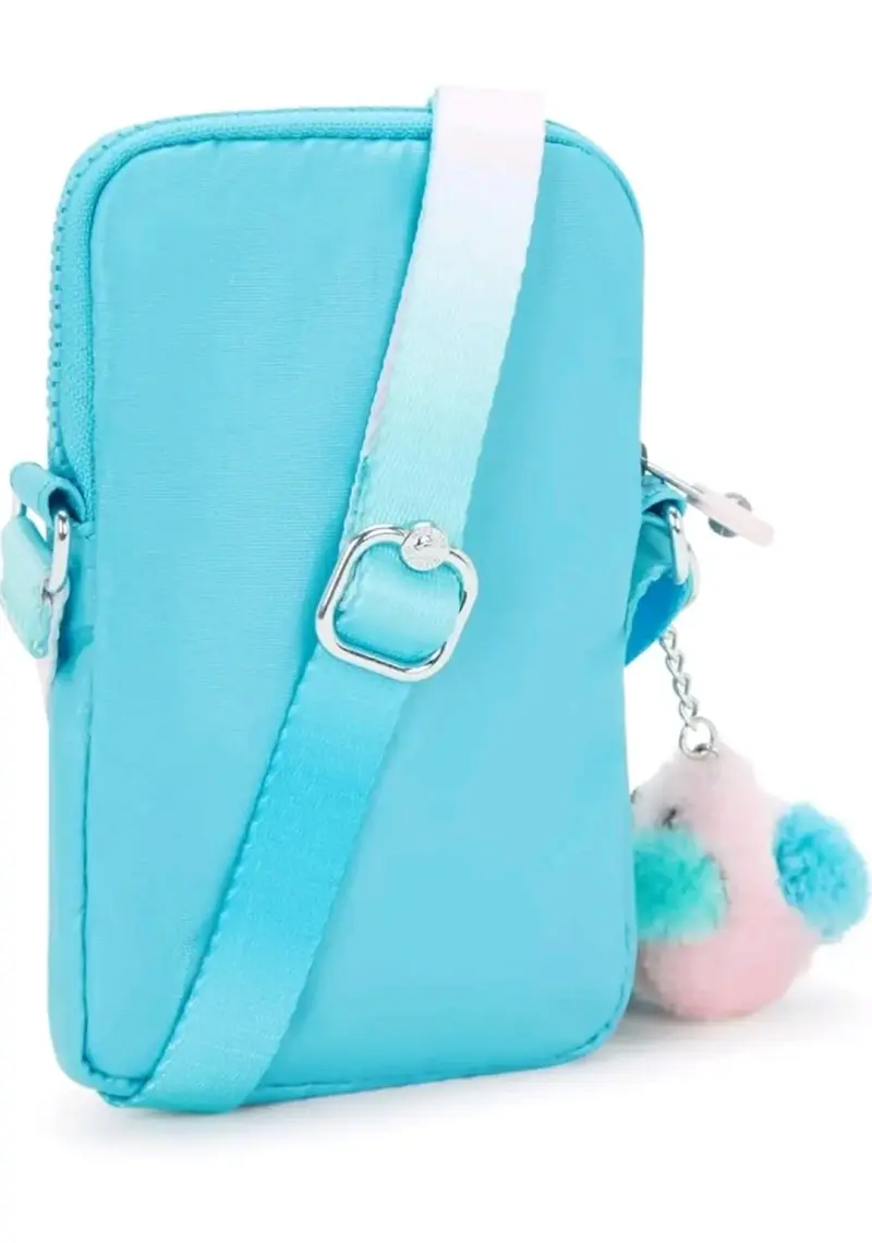 Bolso porta celular Kipling Tally Sea blue met - 2