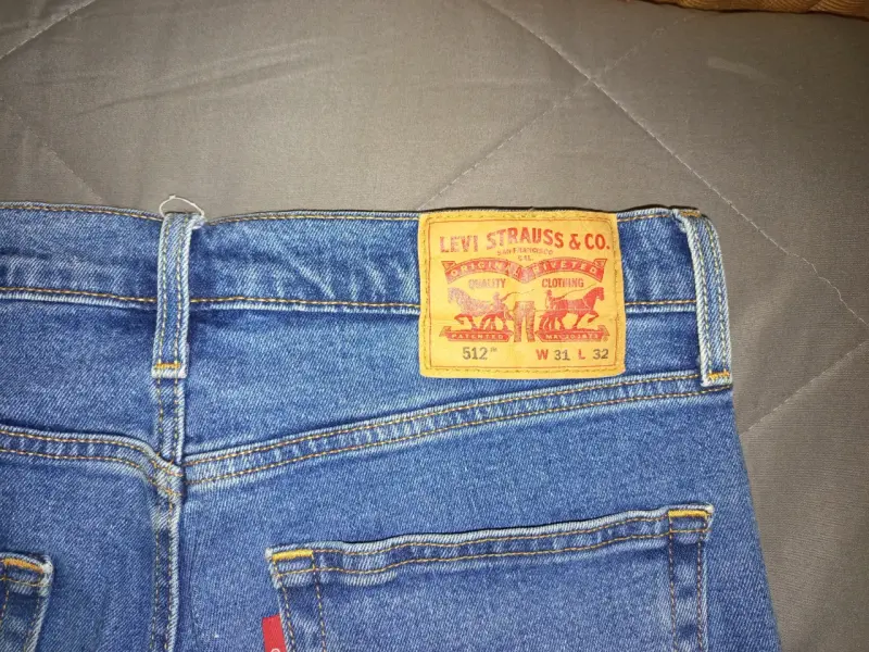 Jeans Levi's 512 Slim Azul Claro - 2
