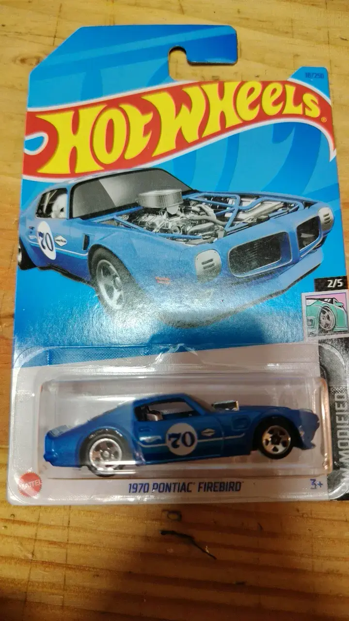 Hot Wheels 1970 Pontiac Firebird Azul