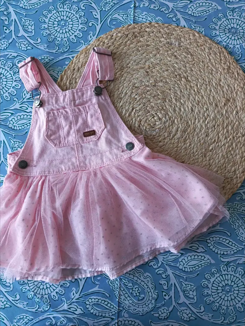 Vestido de mezclilla para bebé - 2