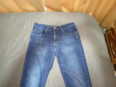 Jeans de mezclilla azul para hombre - miniatura 5