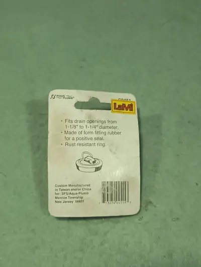 Tapón Desagüe Baño y Cocina 1-1/8 a 1-1/4 Nuevo - miniatura 2
