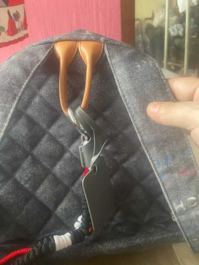 Mochila de lona con logo grande - 5