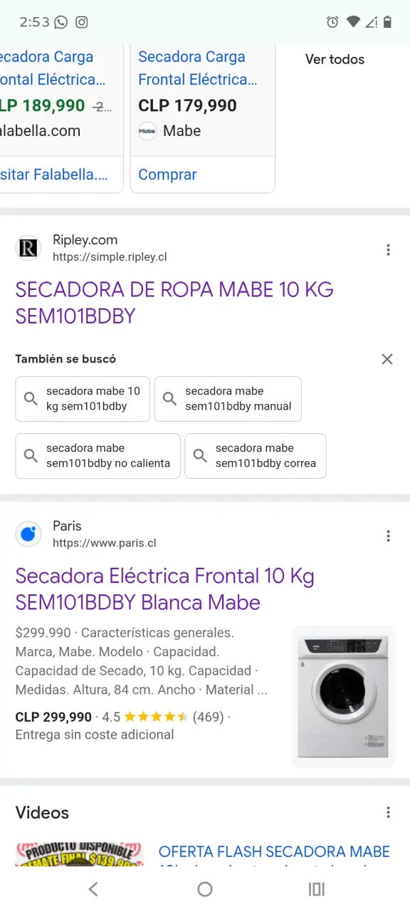 Secadora de Ropa Mabe 10 kg SEM101BDBY - 3