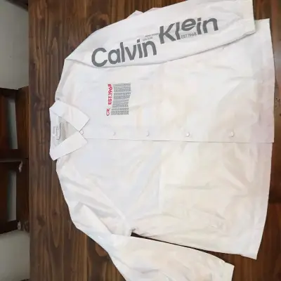 Camisa Blanca Calvin Klein Estilo Casual - miniatura 1