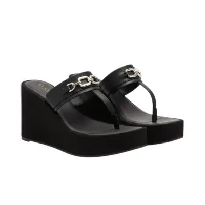 Sandalias Aldo con Plataforma Talla 37 Negras - miniatura 1