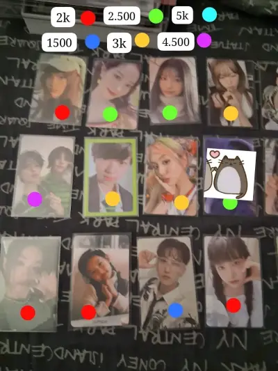 Photocards de K-Pop Variados - miniatura 1