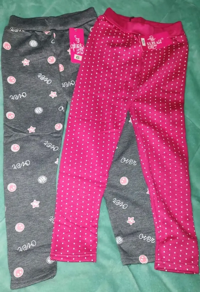 Calzas de niña estampados talla 6