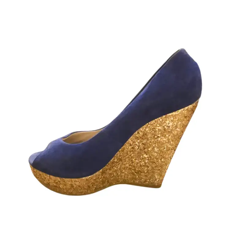 Tacones De Togni Talla 39 Peep Toe de Gamuza - 2