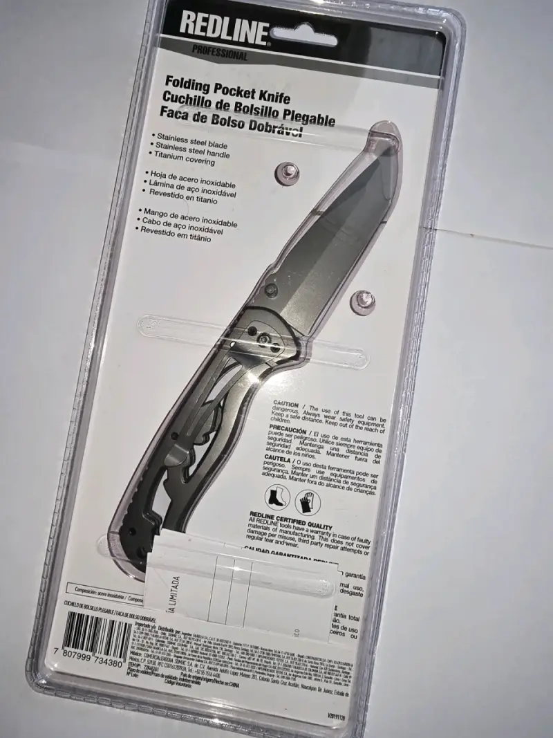 Cuchillo de Bolsillo Plegable Redline Profesional - 5