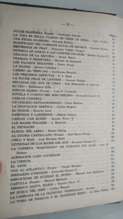 Libro Marina chilena Lecturas Selectas de 1952 - miniatura 4