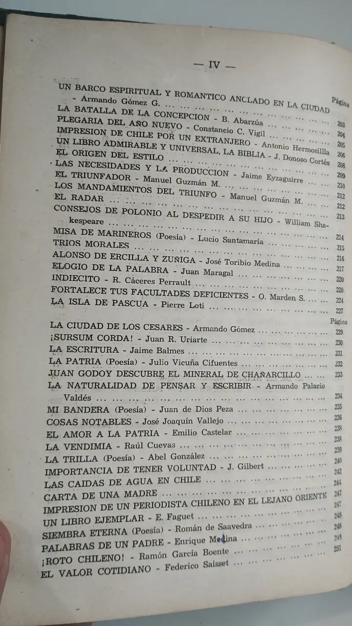 Libro Marina chilena Lecturas Selectas de 1952 - 5