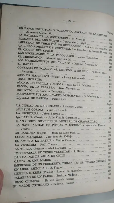 Libro Marina chilena Lecturas Selectas de 1952 - miniatura 5