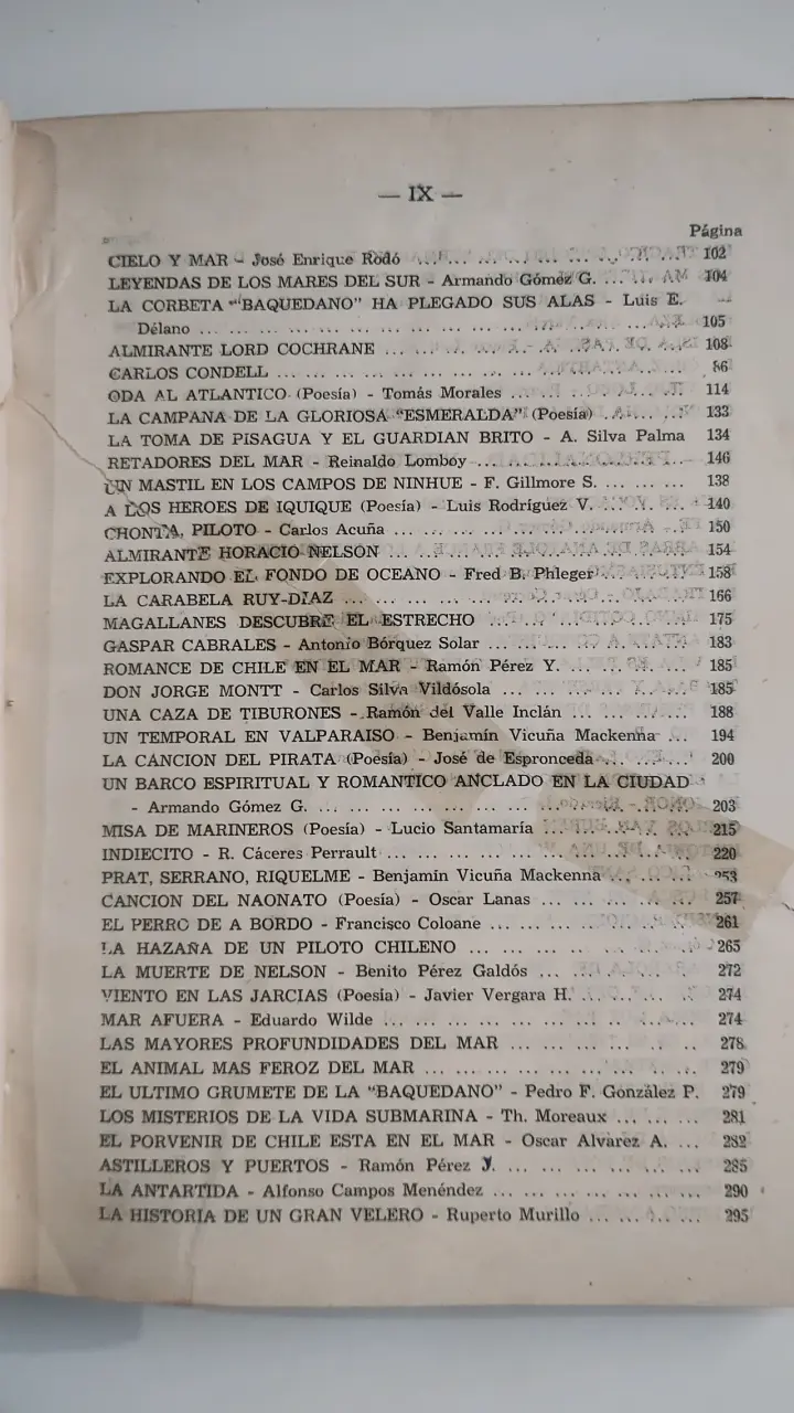 Libro Marina chilena Lecturas Selectas de 1952 - 6