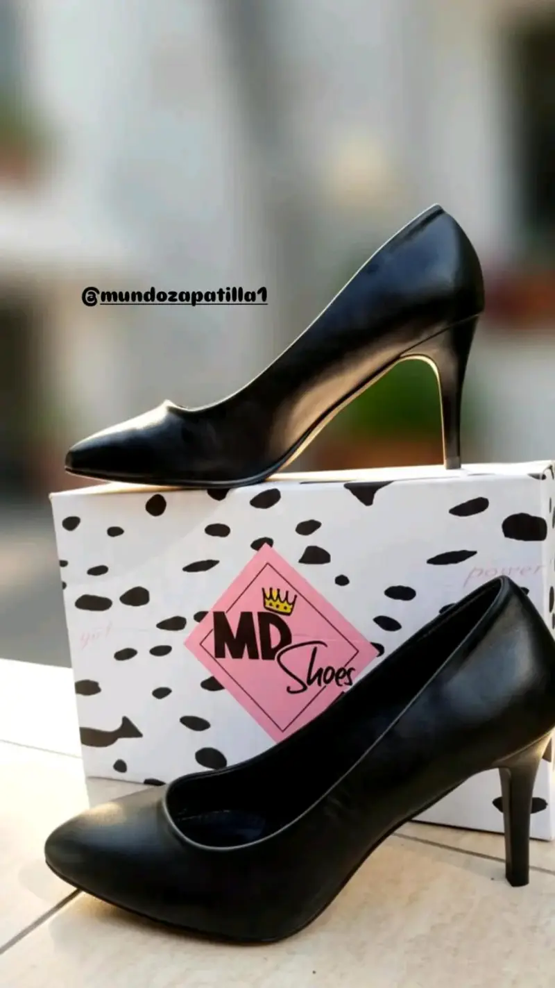 Zapatos de Tacón Negro MD  Elegantes - 2