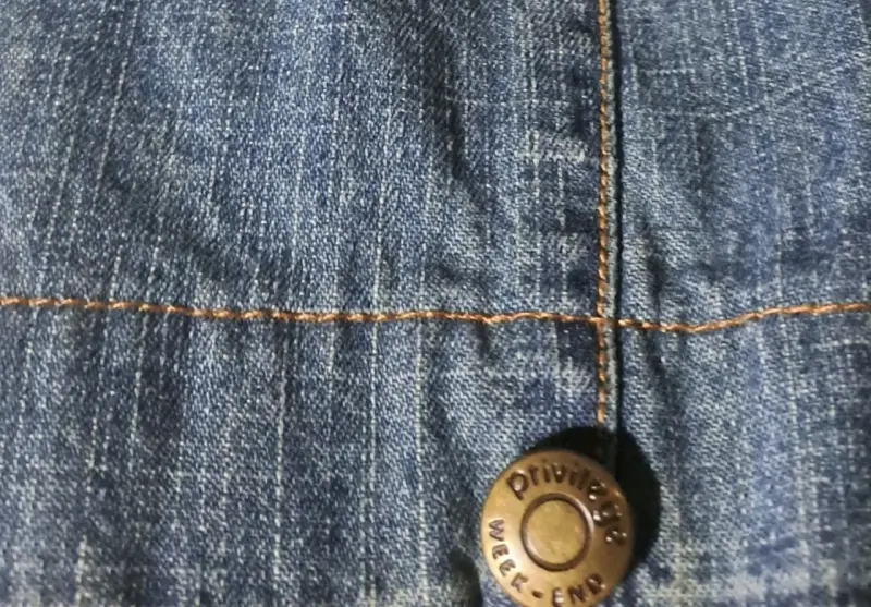 Chaqueta de mezclilla pintada a mano, modelo único - 3